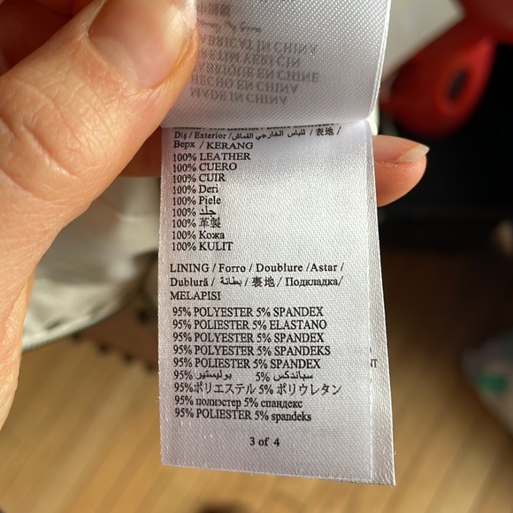 Bebe Ari White Studded Leather Dress Sz S - Picture 9 of 10